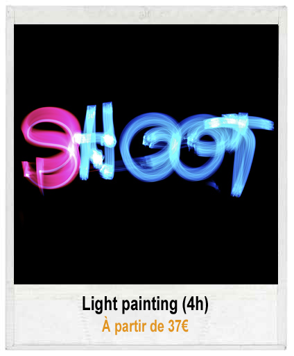 Atelier photo light painting  partir de 37€