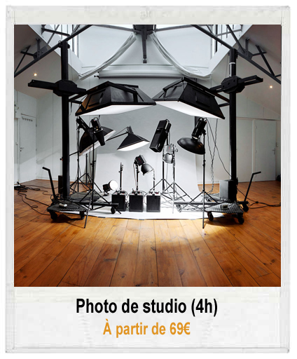Atelier photo de studio  partir de 69€