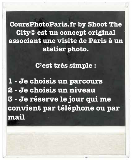 Le concept CoursPhotoParis.fr